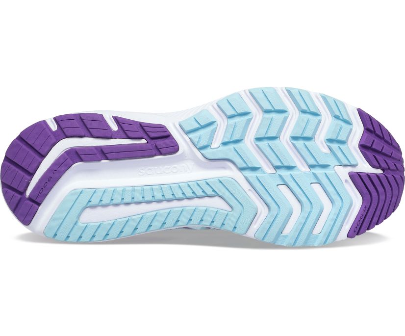 Women's Saucony Omni 20 Running Shoes Turquoise / Purple | Singapore 181NWYB